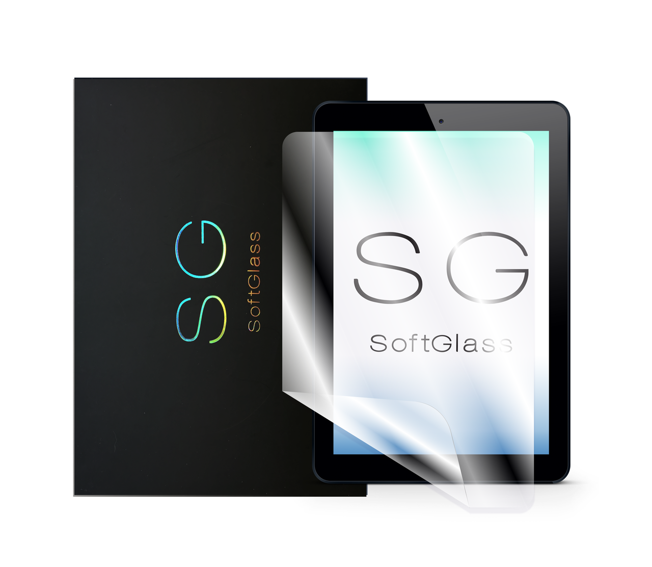 

Полиуретановая пленка на iPad 6 A1893 2018 на Экран SoftGlass, Прозрачный