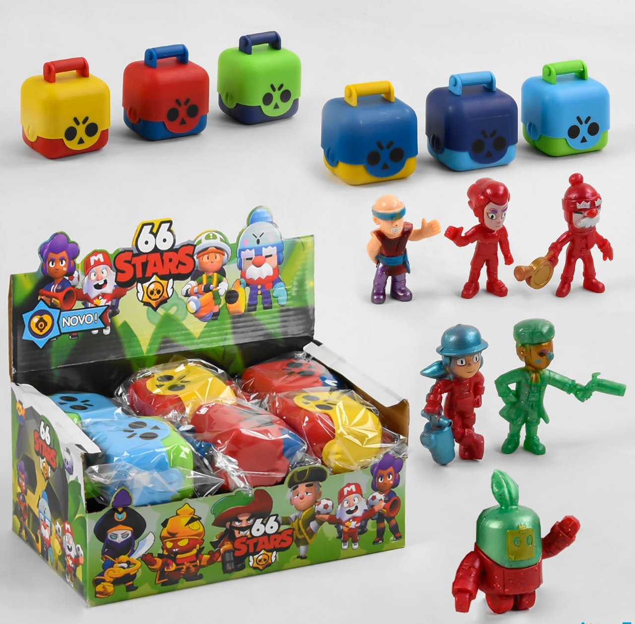 

12 шт Герои Brawl Stars. Набор героев Бравл Старс фигурки