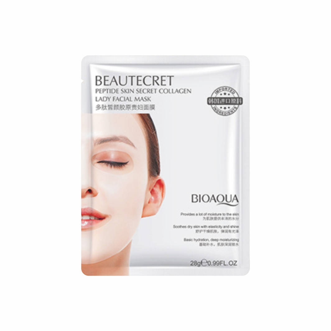 

Гидрогелевая маска для лица Bioaqua Beautecret Peptide Skin Secret Collagen