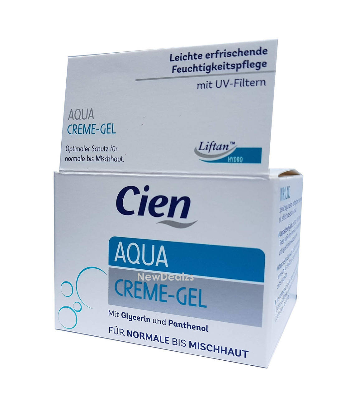 

Увлажняющий крем для нормальной и комбинированной кожи лица Cien Aqua Gel Cream 50 мл.