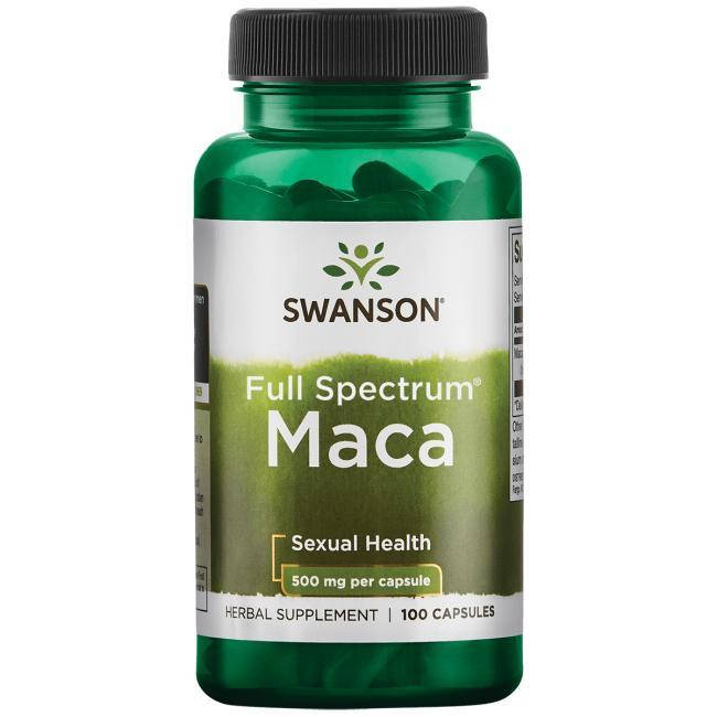 

Мака для репродуктивной системы, Maca, Swanson, 500 мг, 100 капсул