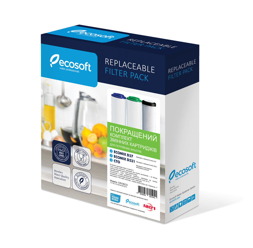 

Комплект сменных картриджей Наша вода №5 - 3000 л.