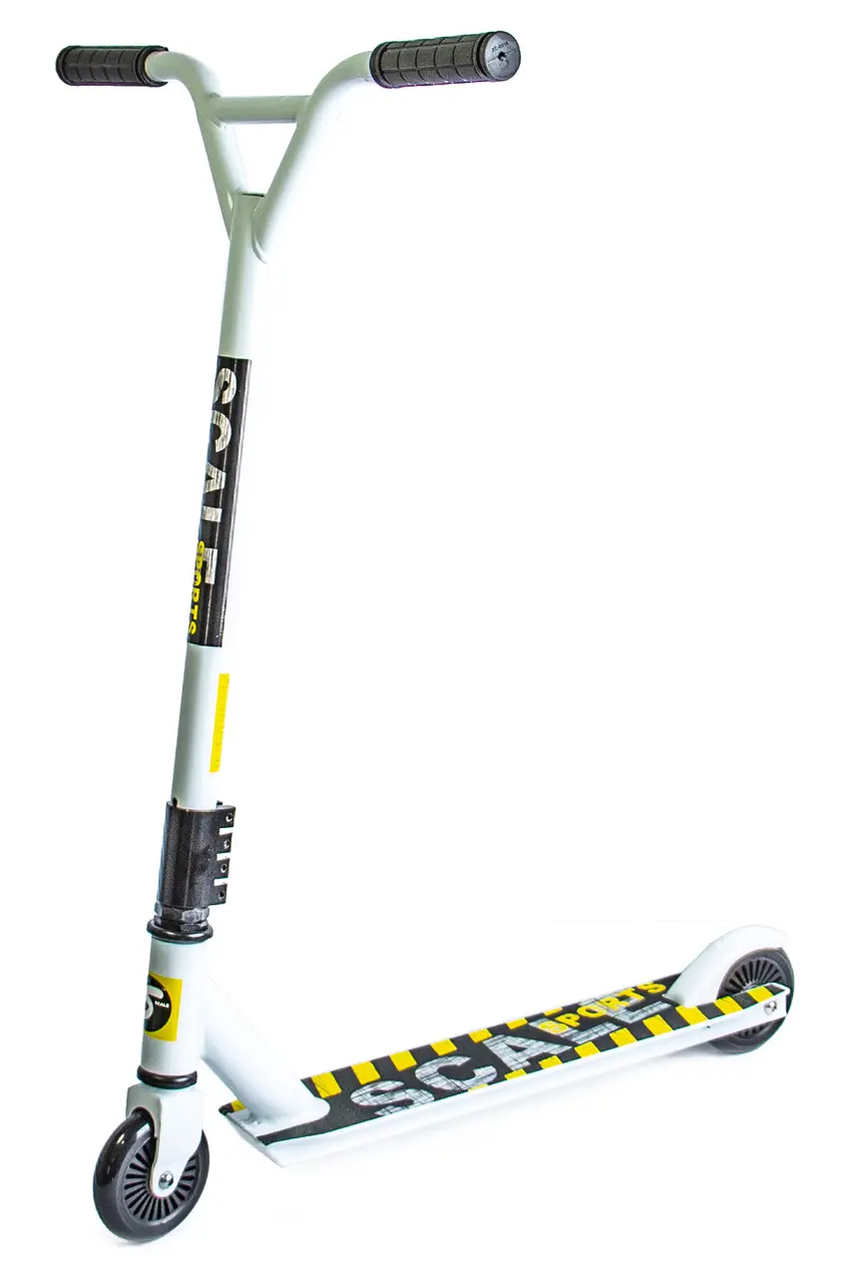 

Трюковый самокат Tornado от Scale Sports на подшипниках Abec-7 Белого цвета, Белый