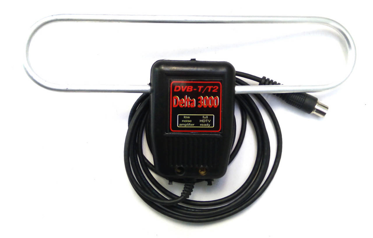 

Комнатная антенна DVB-T2 Delta 3000
