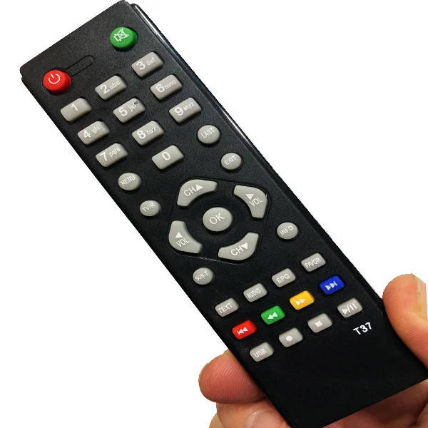 

Пульт для тюнера world vision t37 / t57 / т57d / т57м / t 54 / t5, Черный