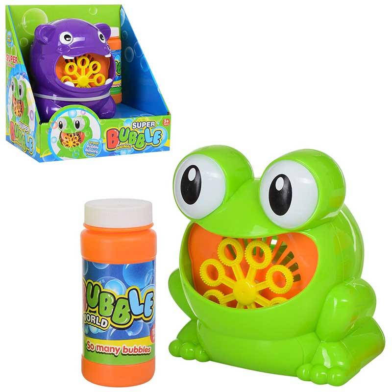 

Установка для пускания мыльных пузырей "Жабка/Бегемотик" 23634