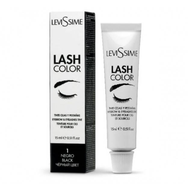 

Краситель для бровей и ресниц Levissime Lash color Чёрный 1