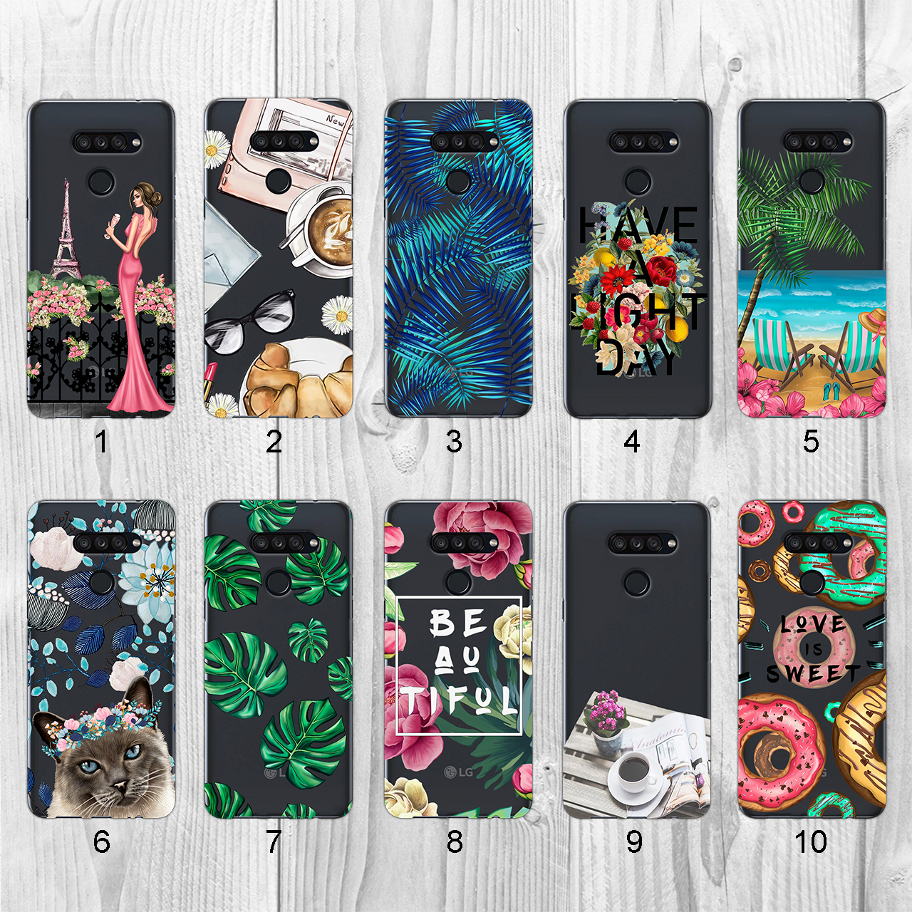 

Силиконовый чехол с рисунком для LG K50S (new collection)