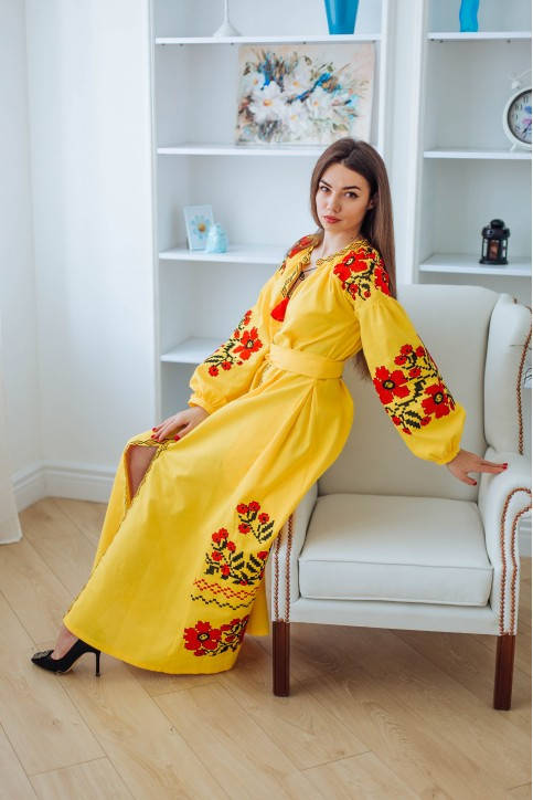 

Сукня Паризька троянда жовта