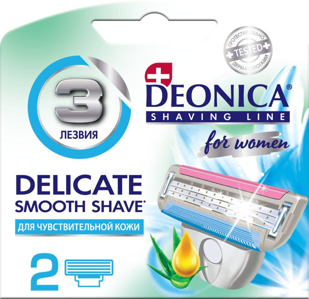 

DEONICA FOR WOMEN кассеты для бритья (3 лезвия) 2шт