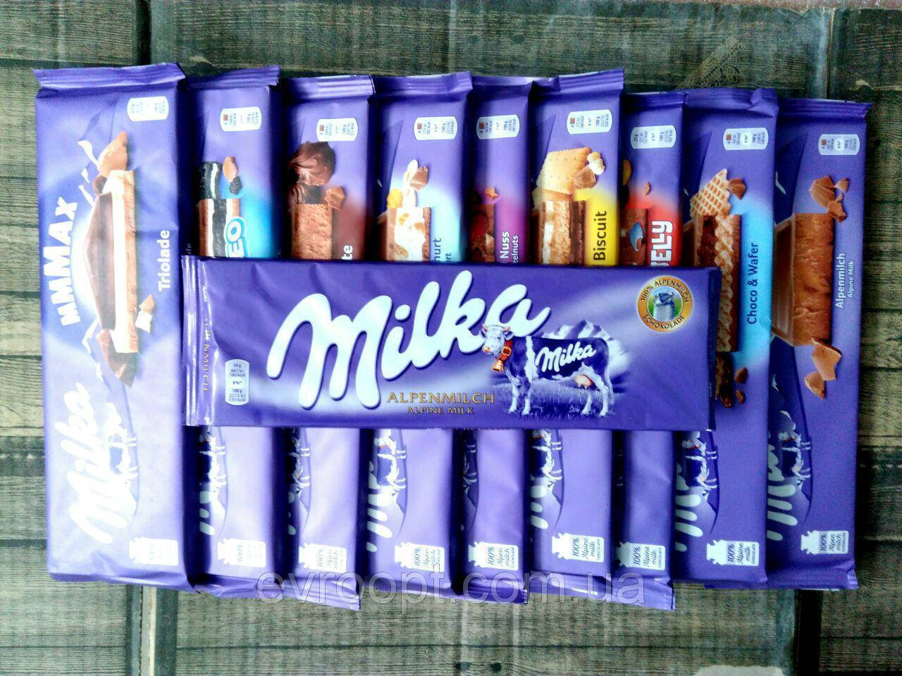 

Шоколад «Milka» в ассортименте, 300 г.