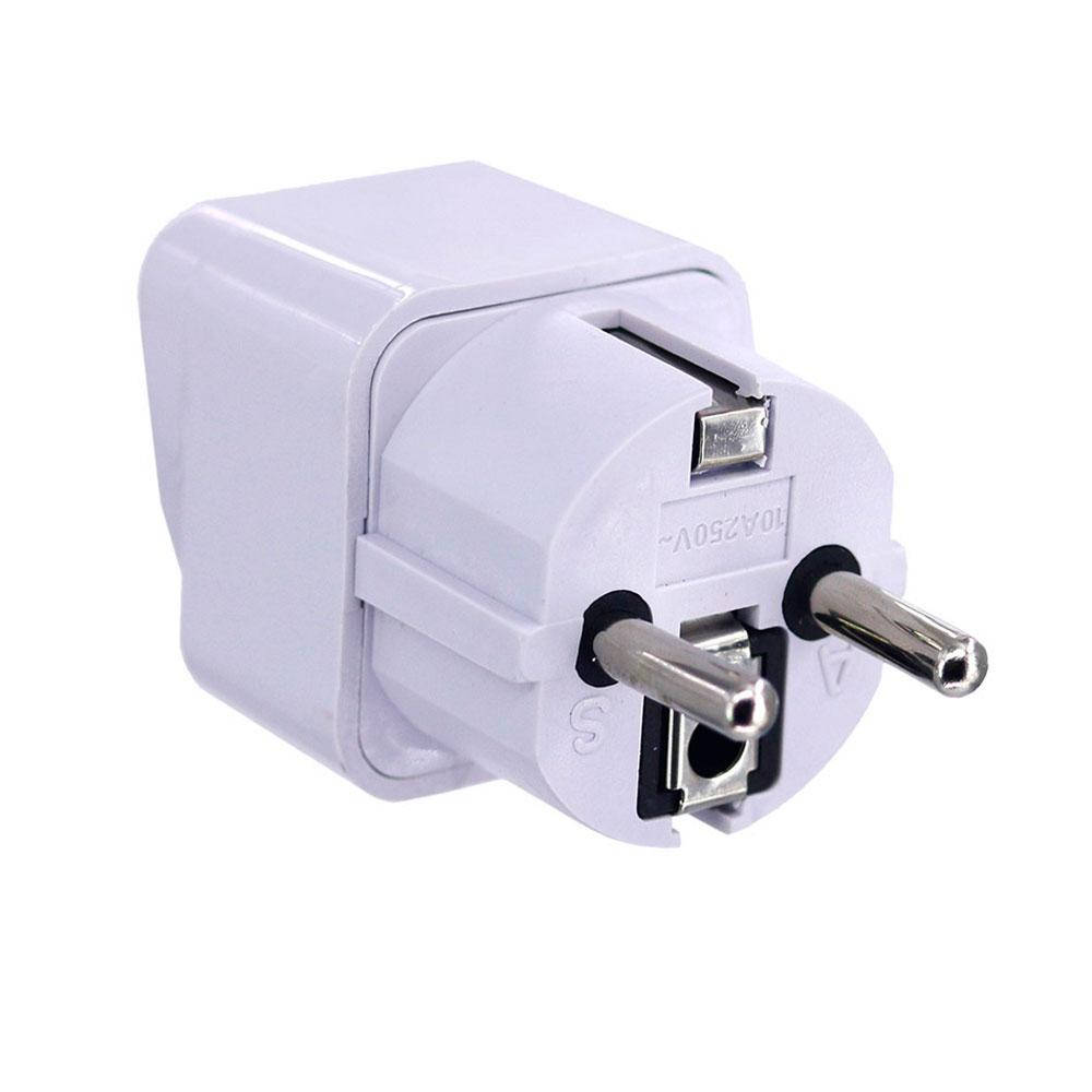 

Переходник сетевой универсальный, (MULTI гнездо), евро, белый