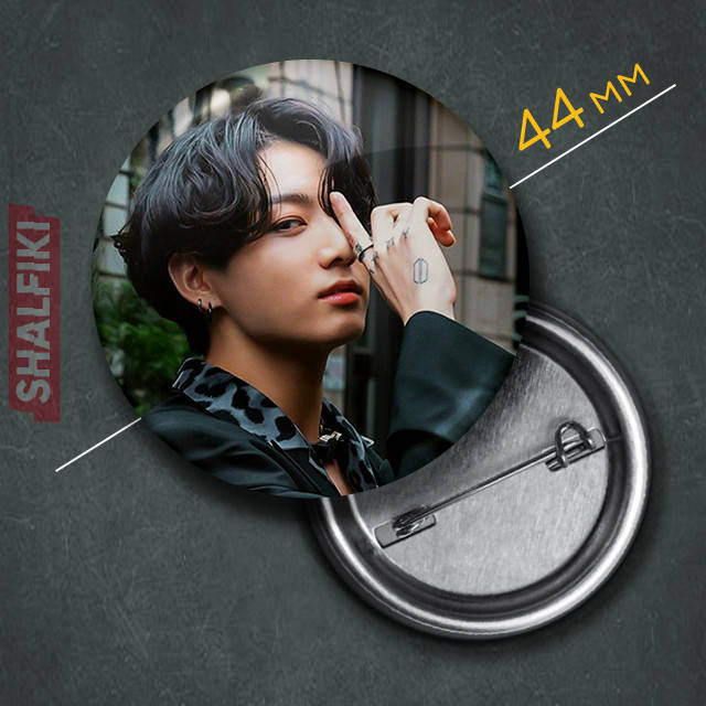 

"Чон Джонгук / Jungkook (БТС / BTS)" значок круглый на булавке Ø44 мм