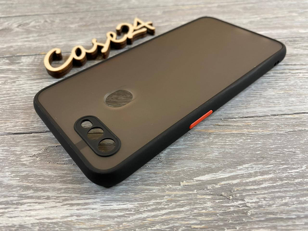 

TPU чехол накладка Matte Color Case (TPU) для OPPO A12 черный
