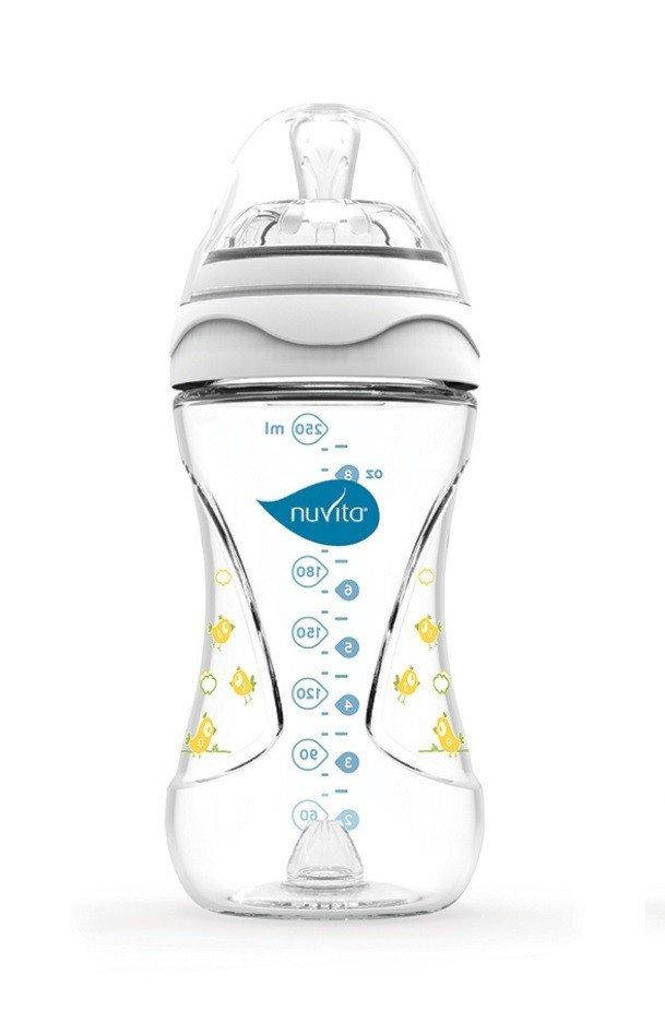 

Пляшечка для годування антиколікова Nuvita Mimic 250мл. 3м+ (біла), Розовый