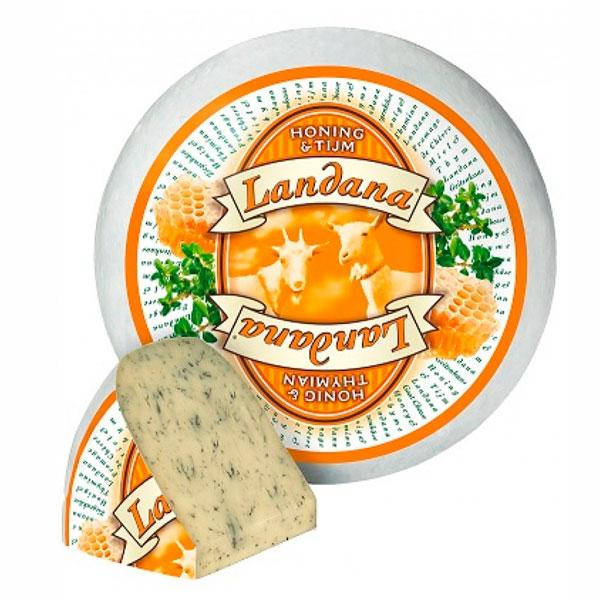 

Сыр гауда козий с медом и тимьяном Landana Goat Cheese Honey & Thyme 50% 300 г