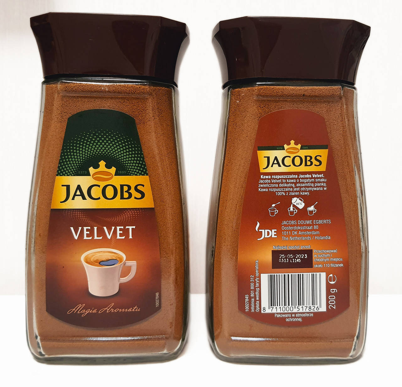 

Кофе растворимый "Jacobs Velvet"(Якобс Вельвет) 200 грамм Германия