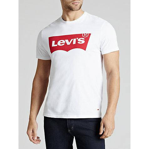 

Футболка мужская Levis, левайс белая с красным
