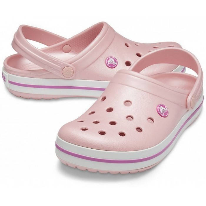 

Тапочки женские Сабо Кроксы Crocs Crocband (перламутр) 38