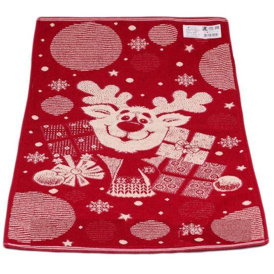 

Полотенце махровое 50х90 ШАРЫ красный Речицкий текстиль