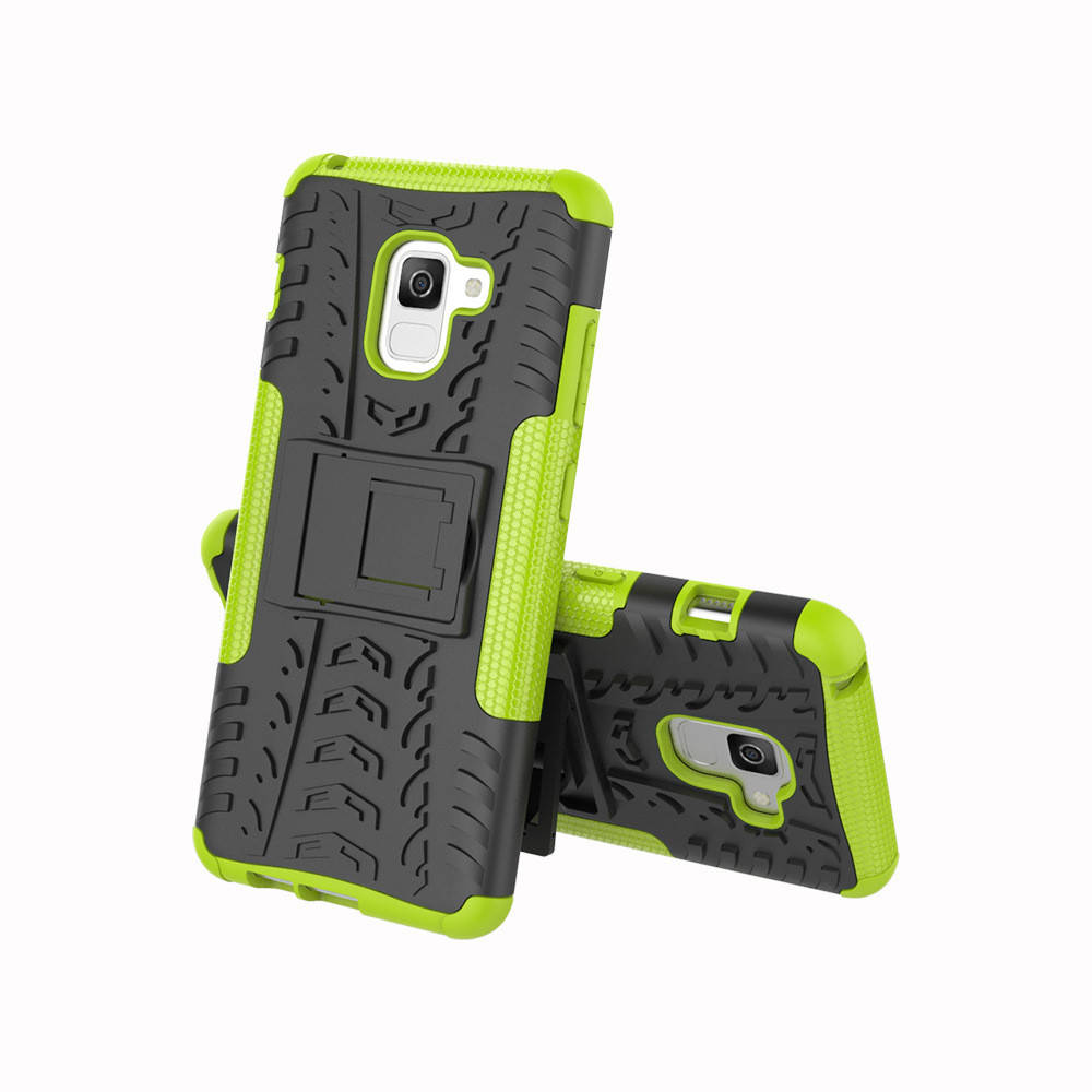 

PC + TPU чехол Armor для Samsung Galaxy A6 2018 (8 цветов) салатовый
