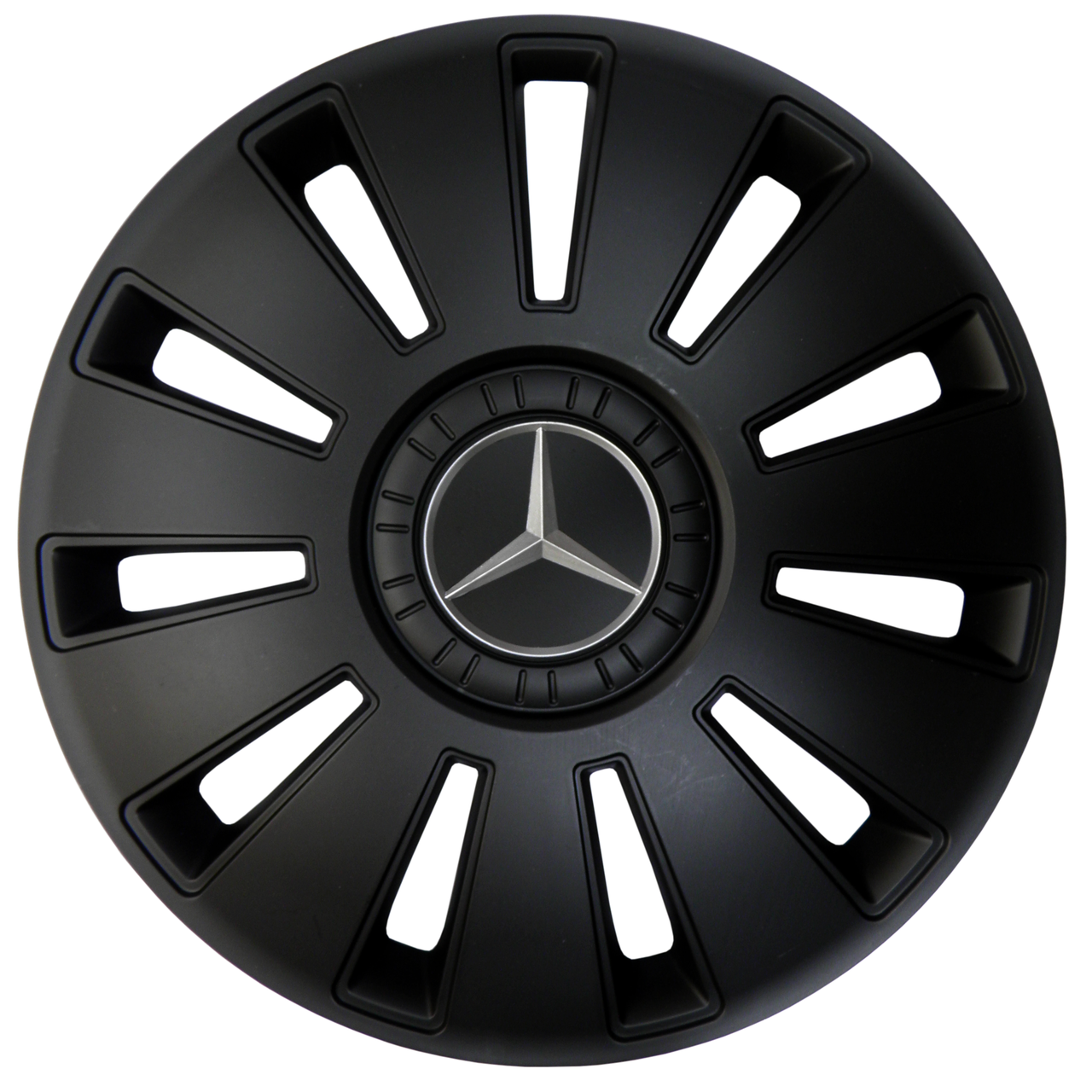 

Автомобильные колпаки Mercedes R15" 4 шт Черные