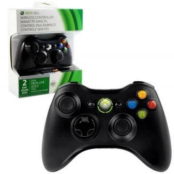 

Джойстик для Xbox 360, Беспроводной игровой геймпад, Джойстик для игровой приставки х-бокс черный AVK