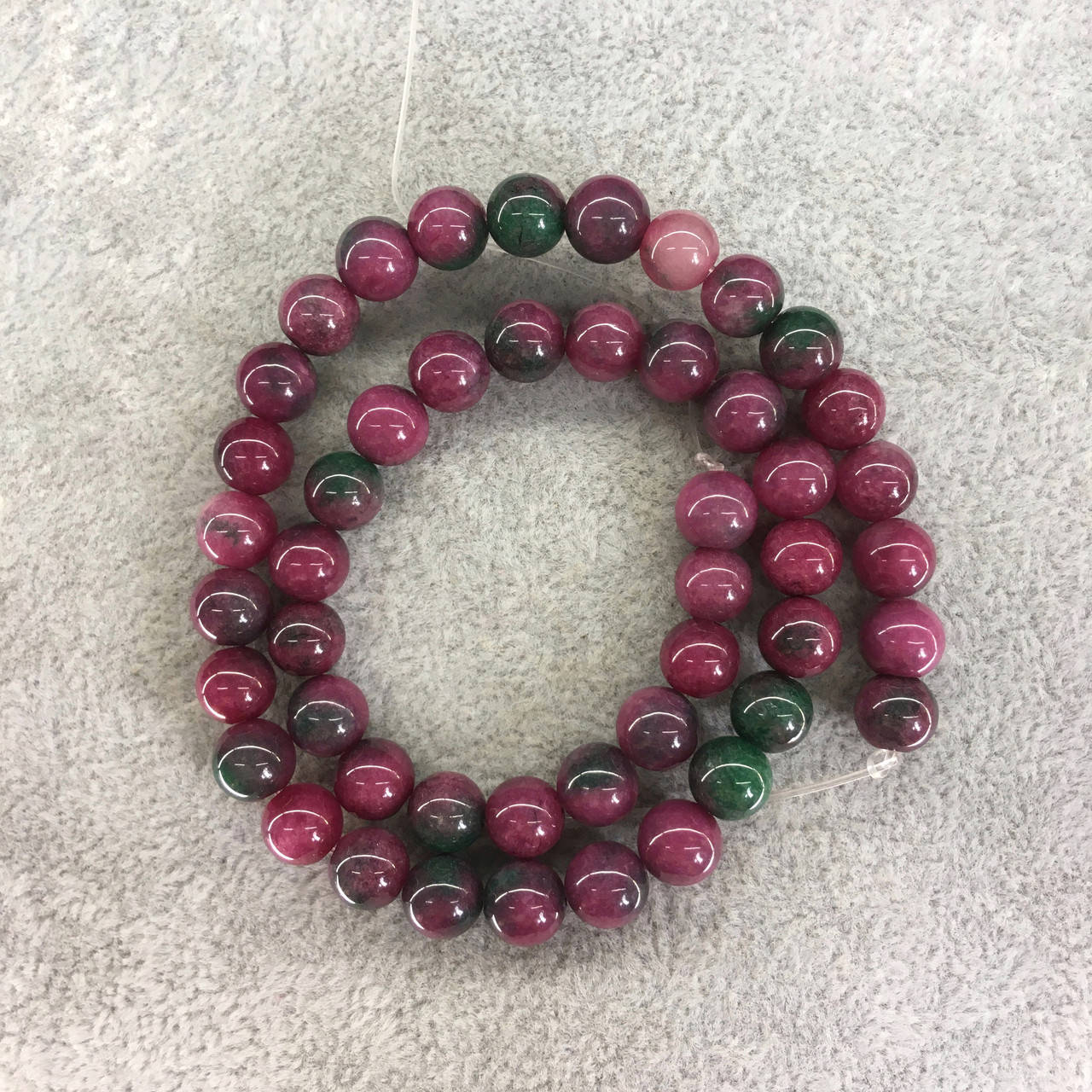 

Бусины на нитке Кварц тонированный (имитация турмалина) d-8мм L-36-38см