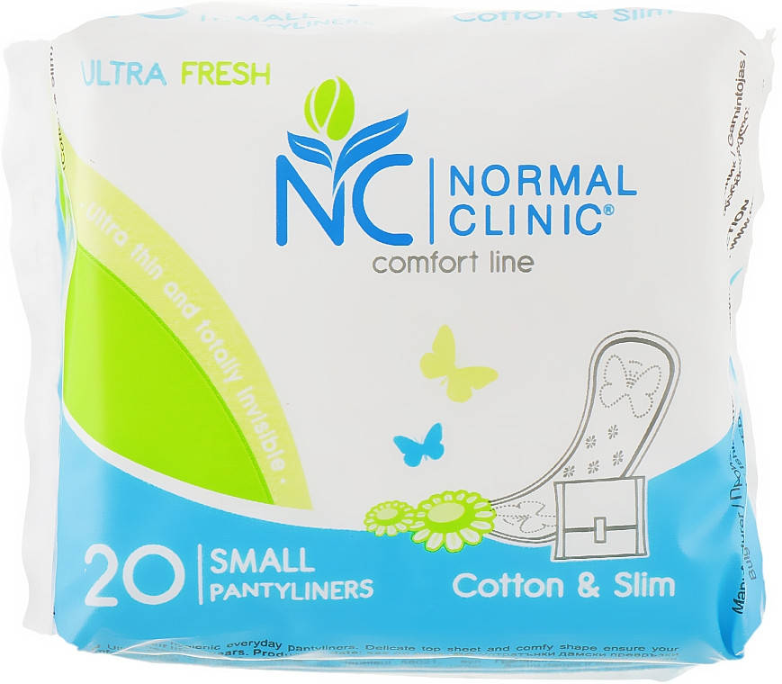

Ежедневные прокладки Normal Comfort Ultra Fresh, 20 шт