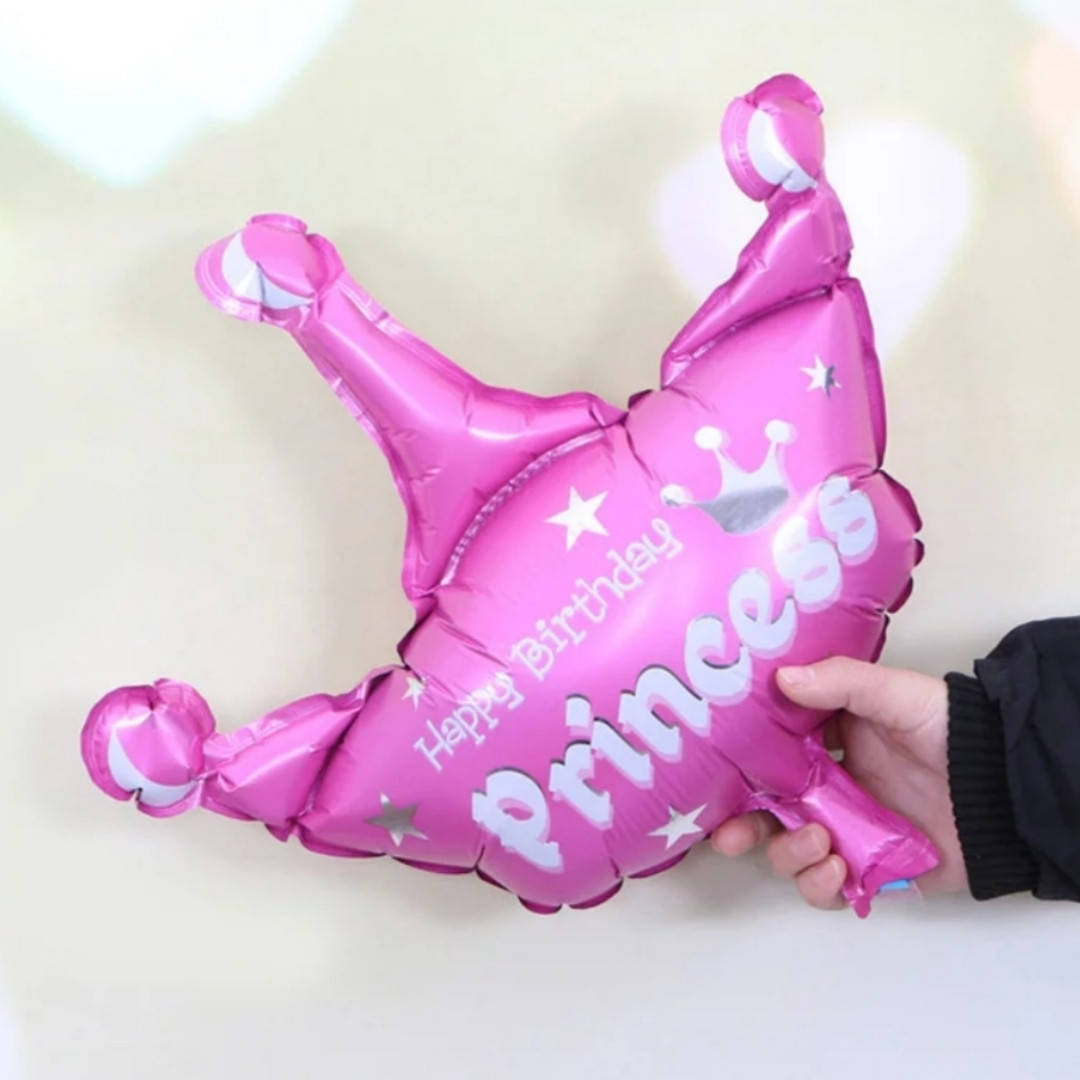 

Фольгированный шар Корона розовая мини, Китай
