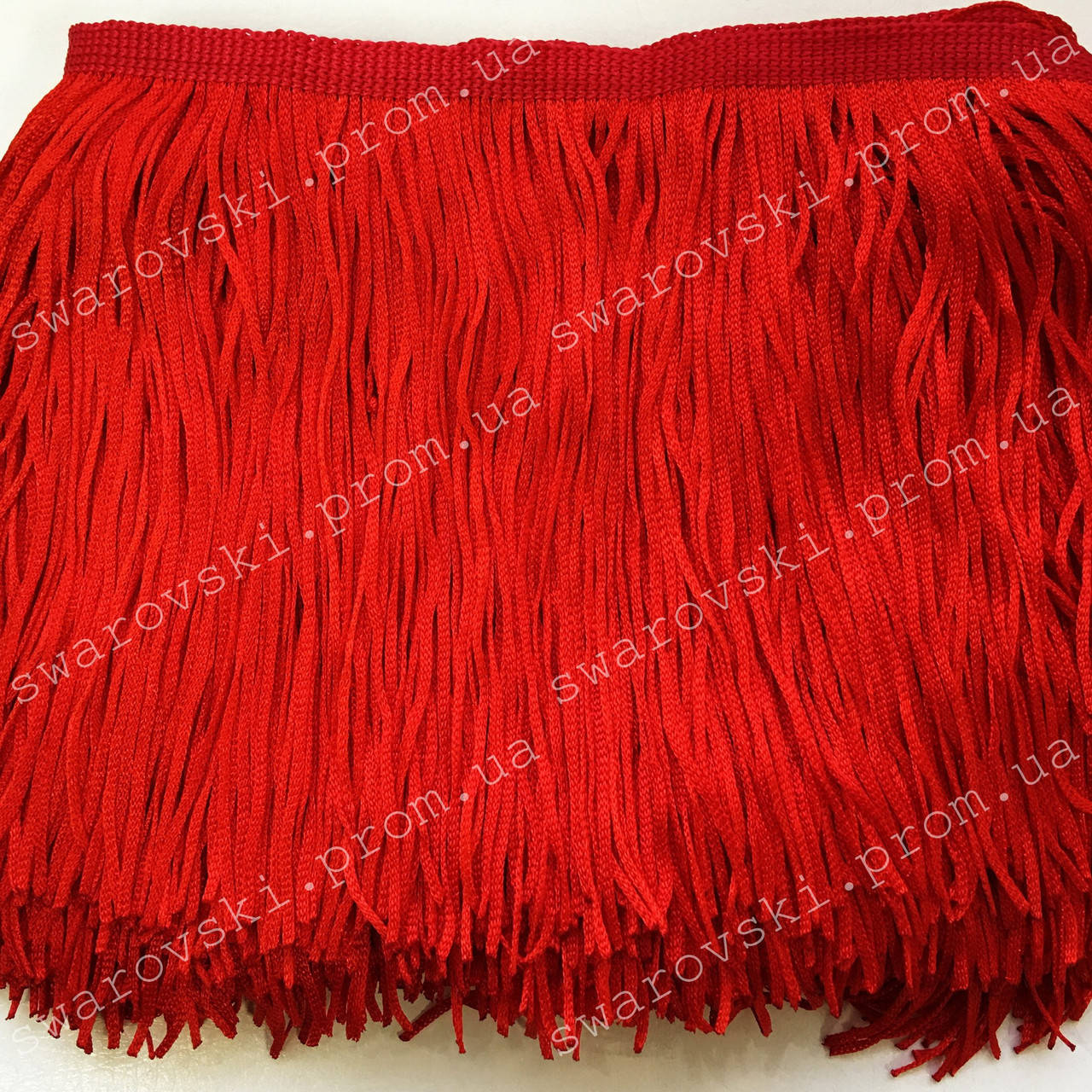 

Бахрома танцевальная, цвет Red, 28см*1м