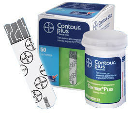 

Тест полоски Contour plus 50 шт, контур плюс
