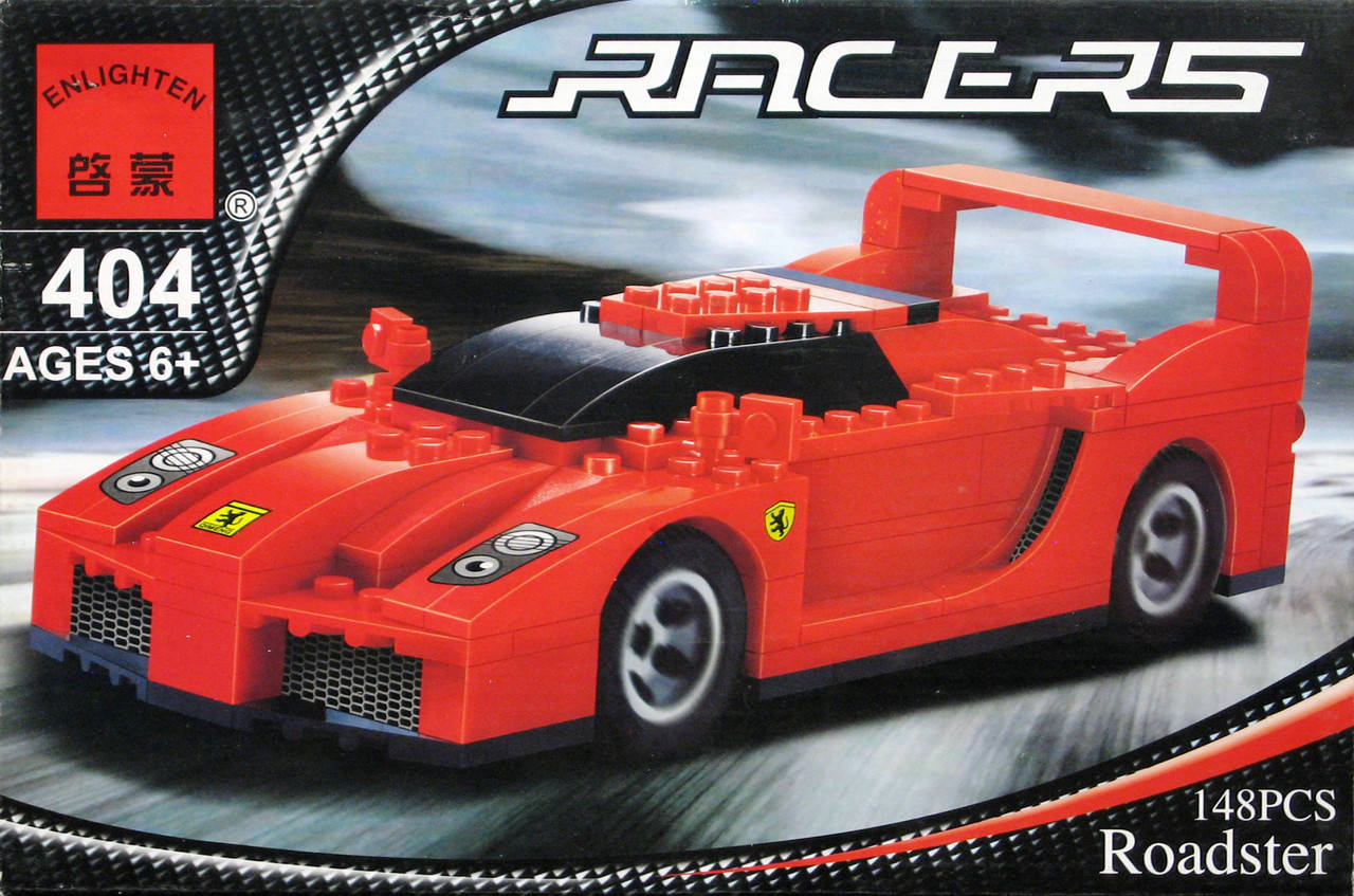 

Конструктор Enlighten Brick 404 "Родстер", 148 деталей, инерционный механизм