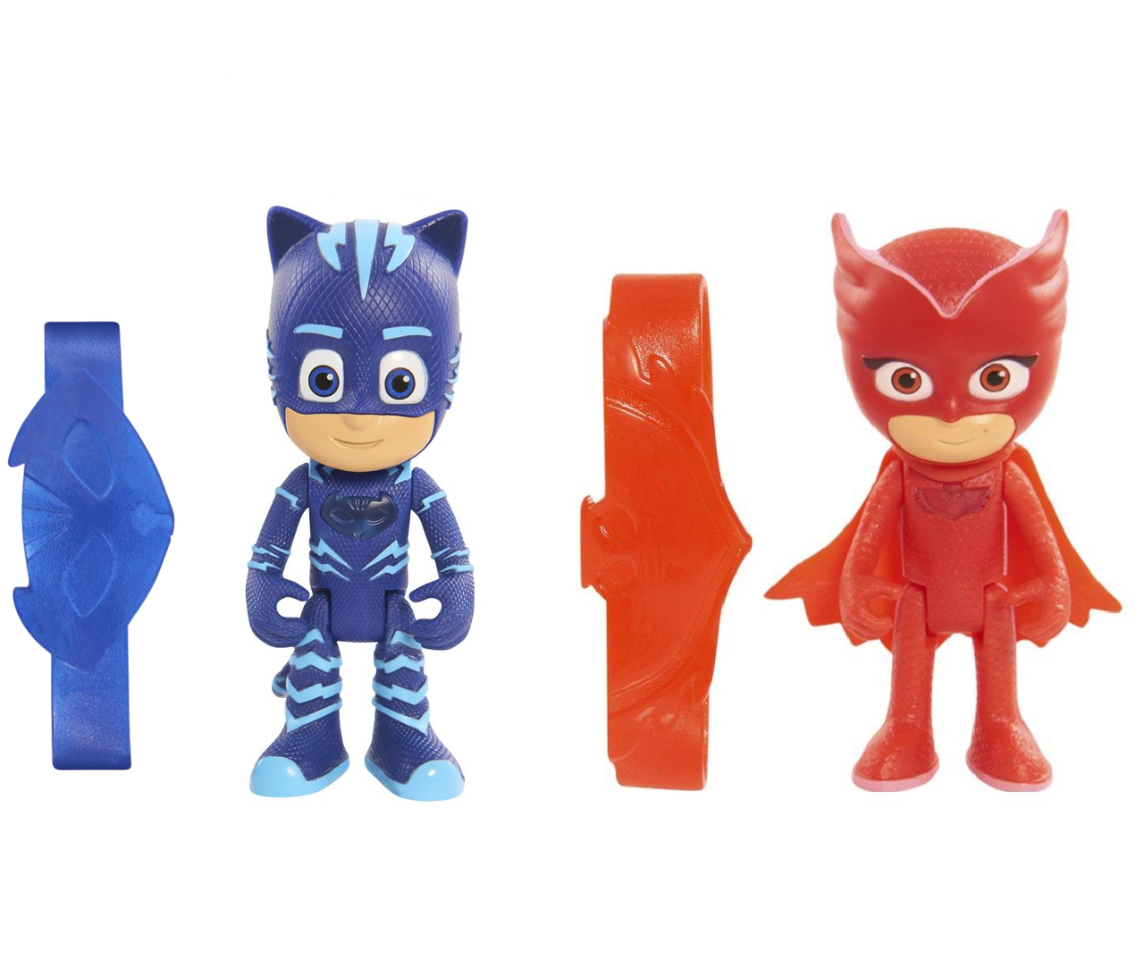 

Набор фигурок Кэтбой + Cовка (оригинал) с подсветкой + браслет, Герои в масках - PJ Masks, Just Play