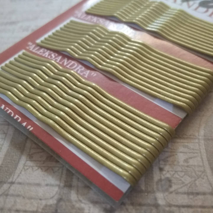 

Невидимка. 10шт. Металл 5,5см. Золото