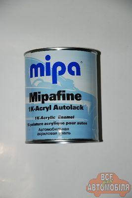 

Краска MIPA 1K черная матовая 1л.