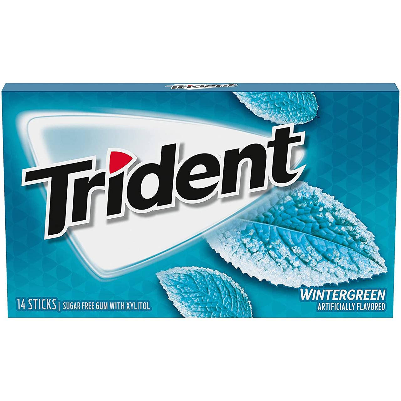 

Жвачка Trident Wintergreen
