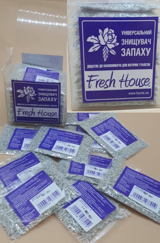 

Нейтрализатор запаха в кошачий туалет Fresh Houst, 25гр