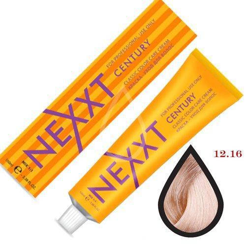 

Крем-краска для волос Nexxt Professional 12.16 блондин пепельно-фиолетовый 100ml