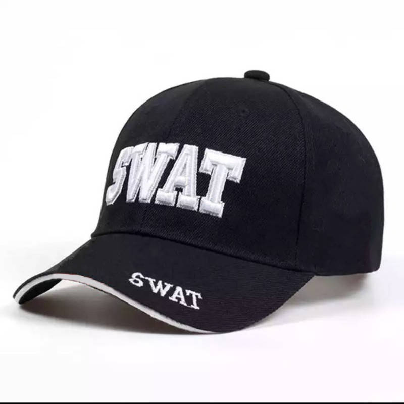 

Бейсболка SWAT (удар) черная, кепка блайзер, Черный