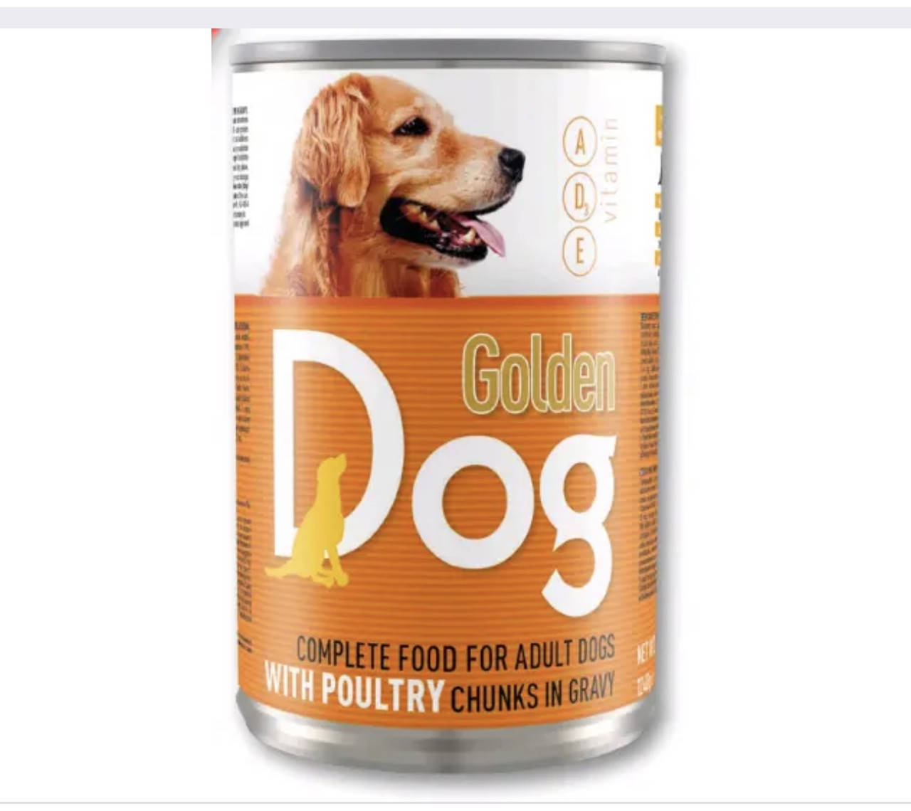 

Корм для собак с птицей в соусе Golden Dog 1240 гр. Венгрия 5999884350309