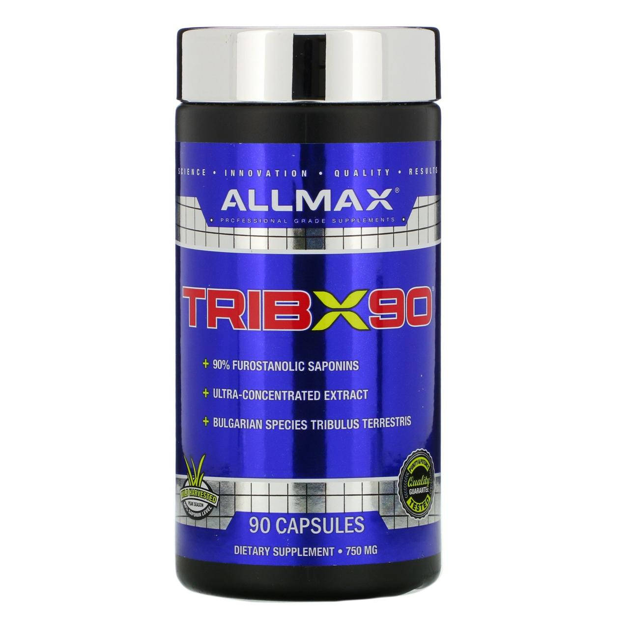 

Трибулус Allmax TribX90, 90% /повышение тестостерона, tribulus/