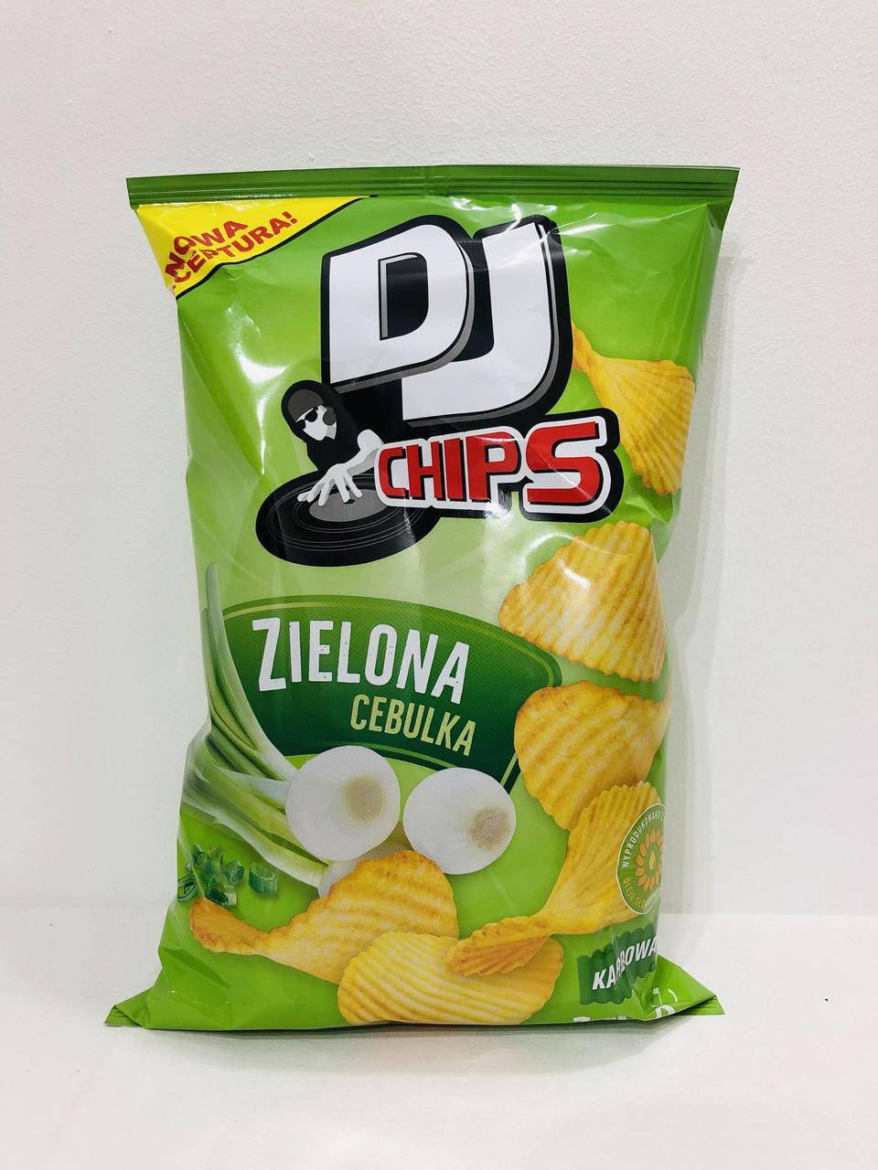 

Чіпси DJ Chips зелена цибуля 140гр