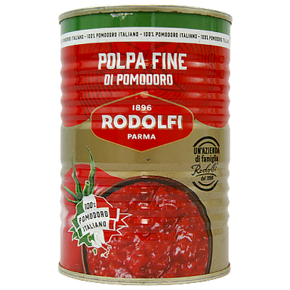 

Томати Родольфі дрібно різані Rodolfi polpa fine 500g 12шт/ящ (Код : 00-00010152)