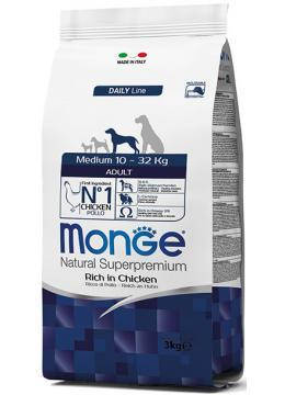 

Monge (Монж) Medium Adult сухой корм для взрослых собак средних пород, 15 кг