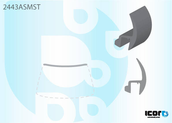 

Молдинг лобового стекла верхний на BMW 7 Series ( E65 ) '01-08 (ICOR)