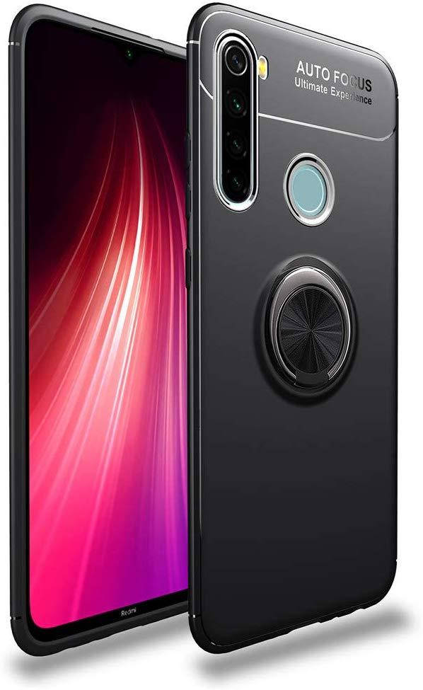 

Чехол TPU Ring для Xiaomi Redmi Note 8T бампер оригинальный с кольцом Black