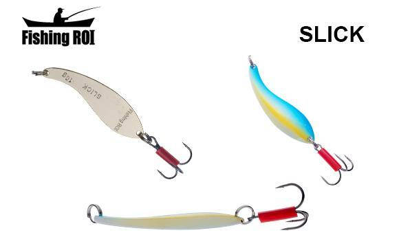 

Блесна Fishing ROI Slik 10 gr цвет 089 ( синий+белый+желтый )