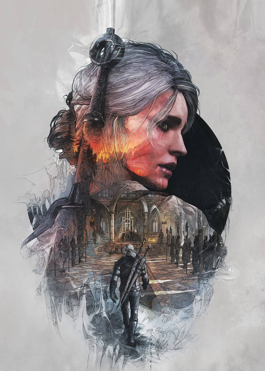 

Фотокартина GeekLand The Witcher Ведьмак минимализм 40х60см TW.09.019