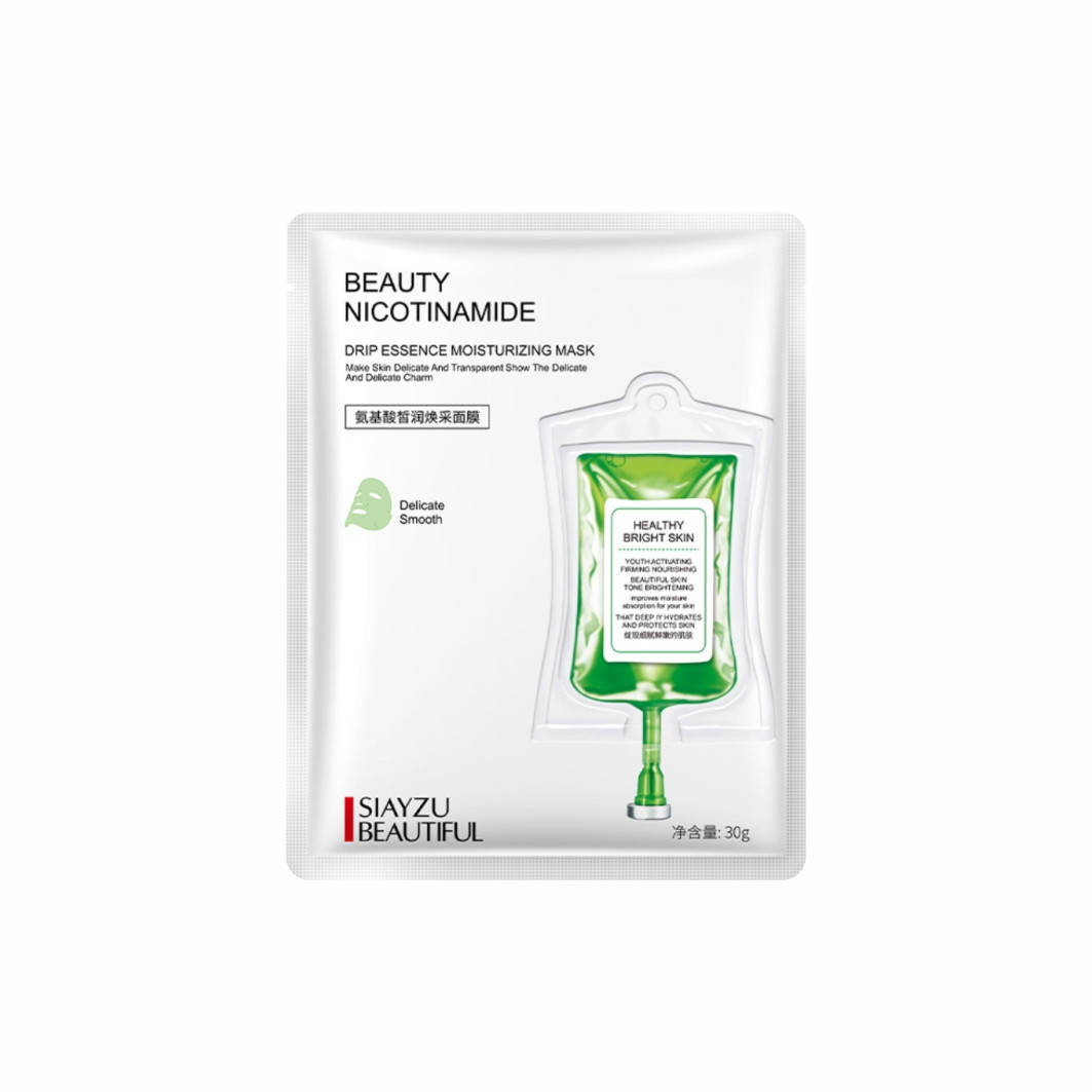 

Маска для лица с ниацинамидом Siayzu Raioceu Drip Essence Moisturizing Mask